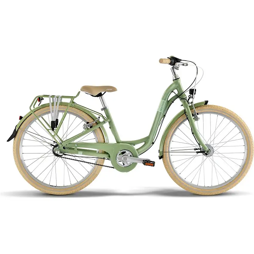 Barncykel Puky Skyride 24-3 Classic Retro Green