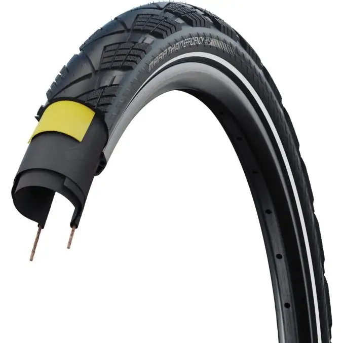 Cykeldäck Schwalbe Marathon Efficiency V-Guard Evolution ADDIX Race Black Reflex 45-622