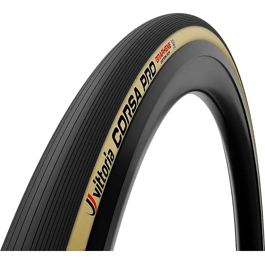 Cykeldäck Vittoria Corsa Pro Fold Tube G2 Black/Brown 26-622