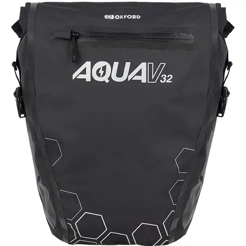 Cykelväska Pakethållare OXC Aqua Double QR 16Lx2 Black