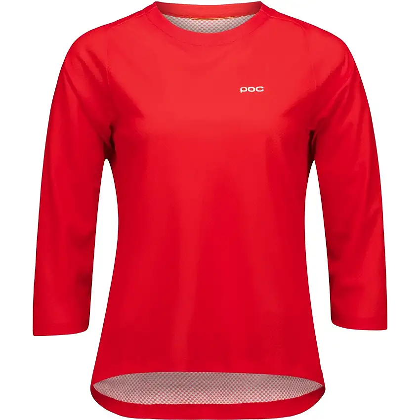 Cykeltröja POC W's Motion Air 3/4 Jersey Prismane Red