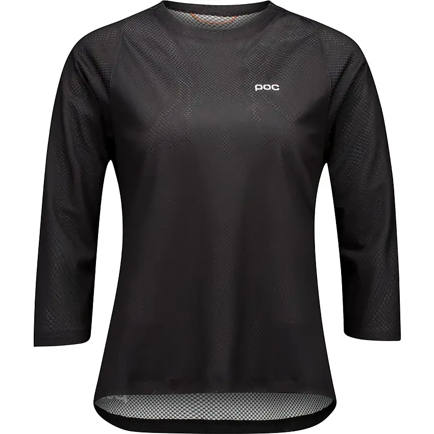 Cykeltröja POC W's Motion Air 3/4 Jersey Uranium Black