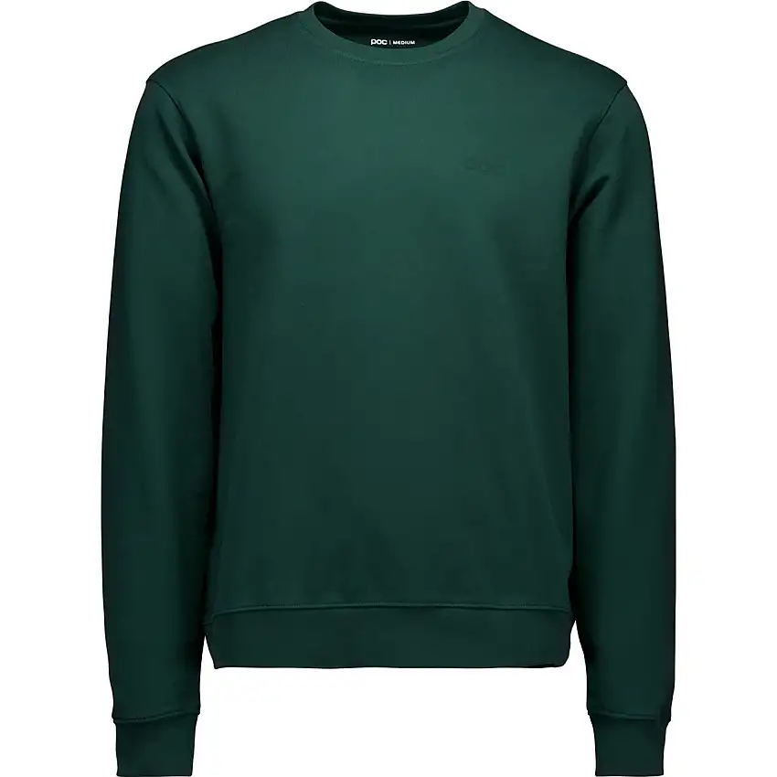 Tröja fritid POC Crew Pargasite Green/Hydrogen White