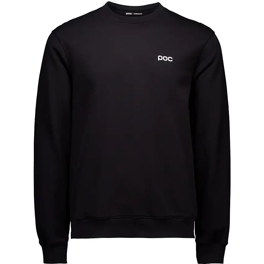 Tröja fritid POC Crew Uranium Black/Hydrogen White