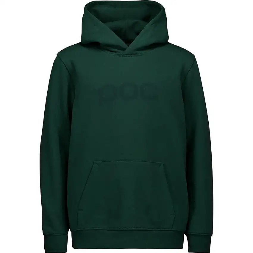 Tröja fritid POC Hood Jr Pargasite Green/Hydrogen White
