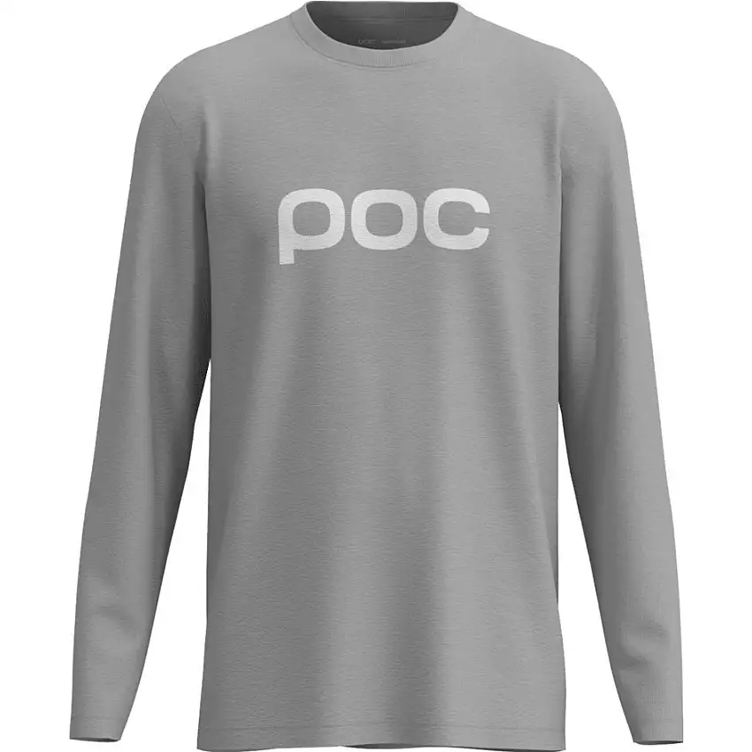 Tröja fritid POC L/S Tee Grey Melange