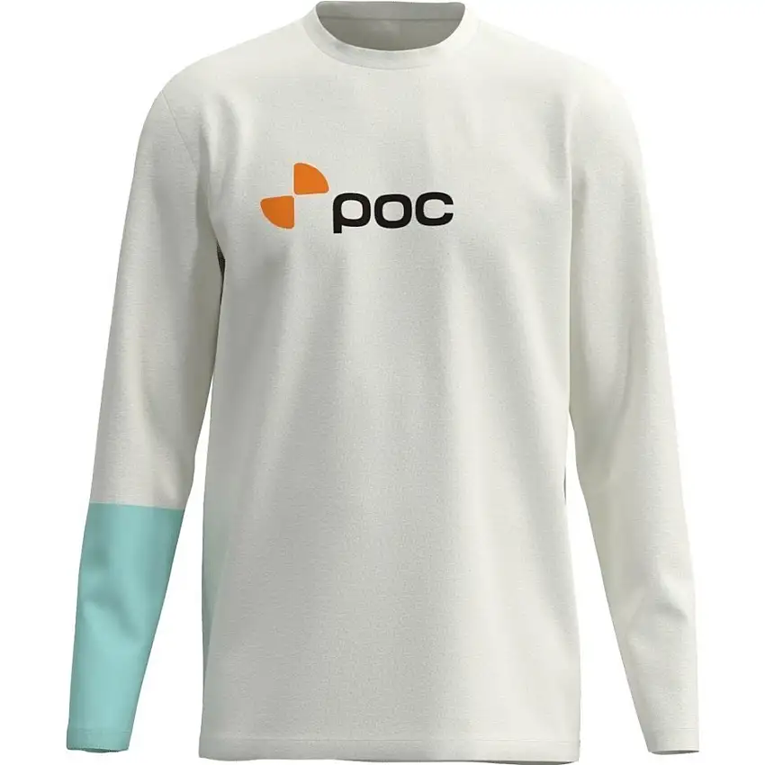 Tröja fritid POC L/S Tee Hydrogen White/Lazurite Blue