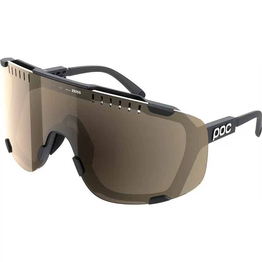 Cykelglasögon POC Devour + Uranium Black/Clarity Trail/Partly Sunny Silver