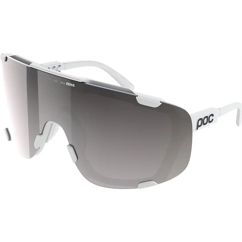 Cykelglasögon POC Devour WF + Hydrogen White/Clarity Road/Sunny Silver