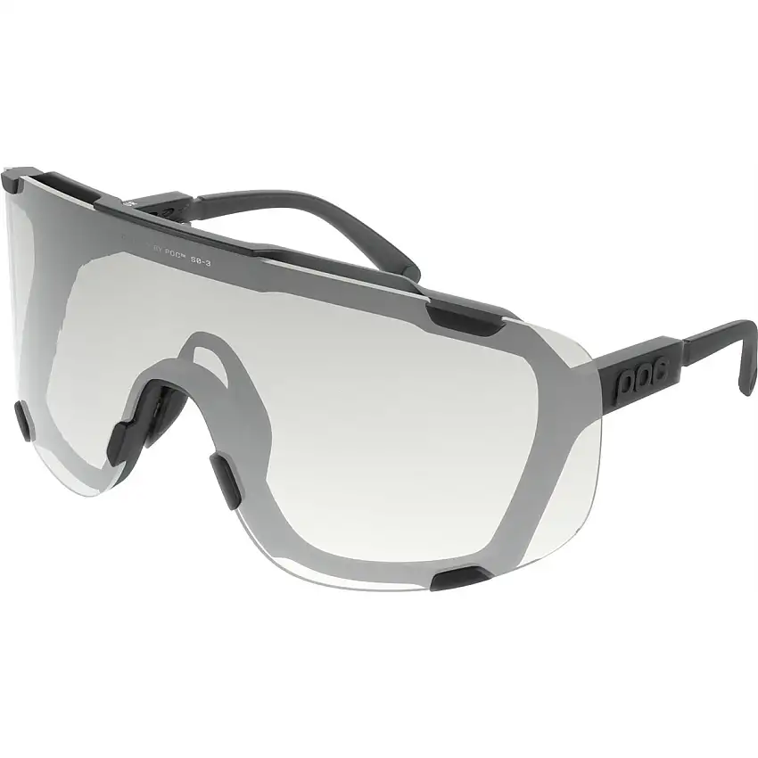 Cykelglasögon POC Devour Photochromic Translucent Black/Clarity Photochromic/Changeable Grey