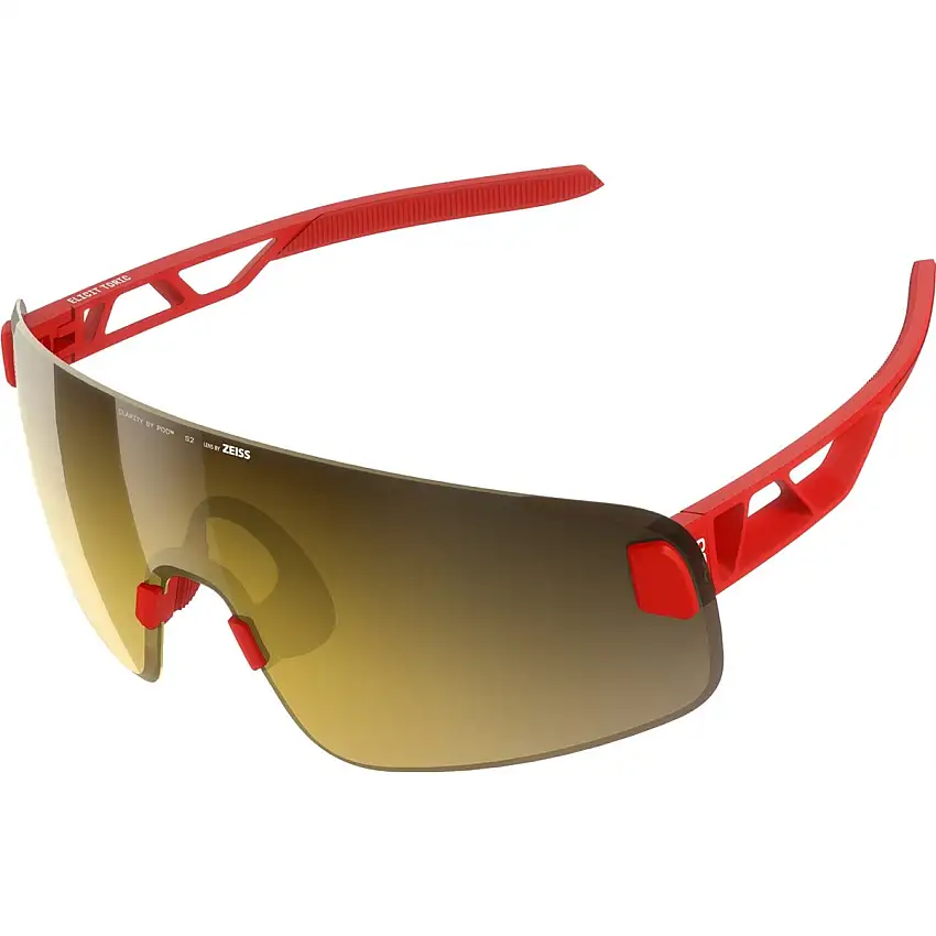 Cykelglasögon POC Elicit Toric Prismane Red/Clarity Road/Partly Sunny Gold