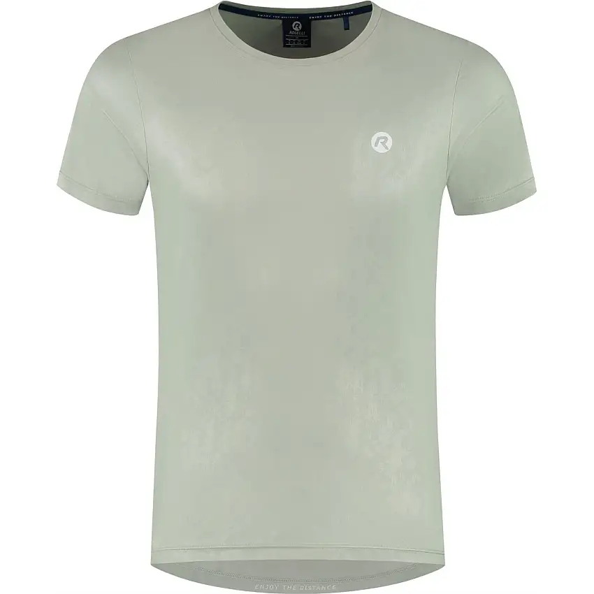 Löpartröja Rogelli Motion T-shirt Aqua Grey Embossed