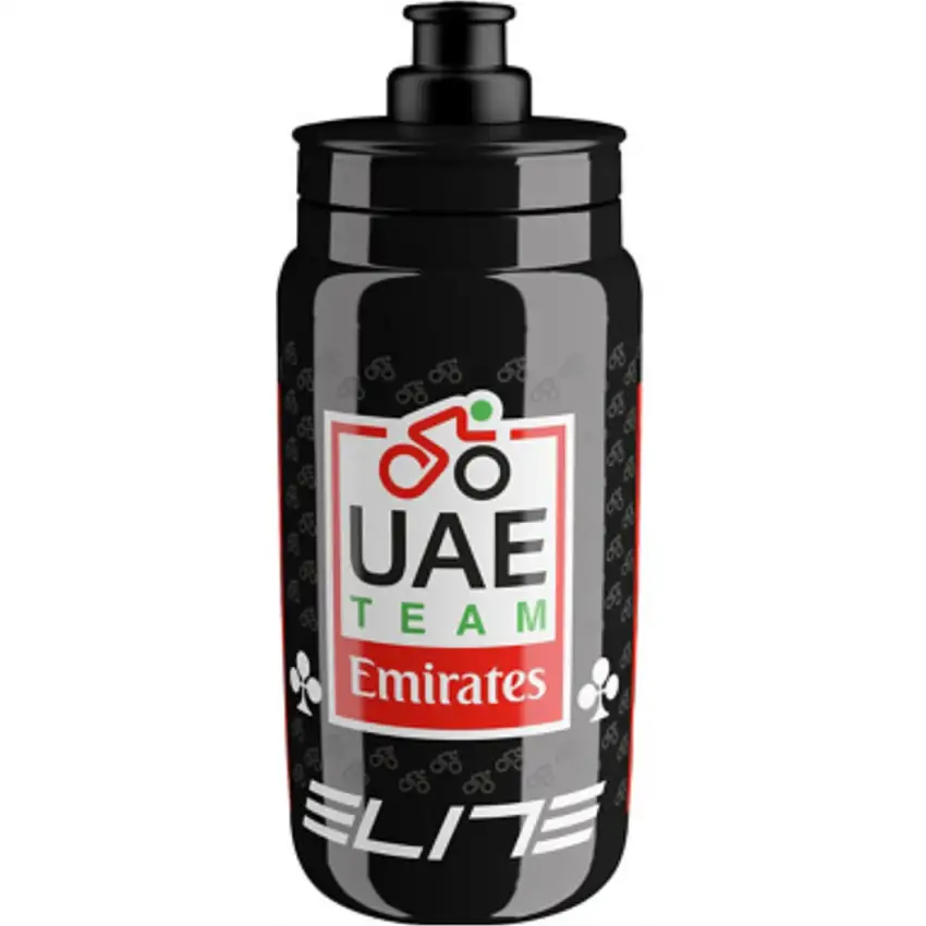 Cykelflaska Elite Fly Teams 2026 UAE Team Emirates 550ml Black