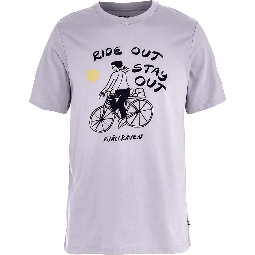 Cykeltröja Fjällräven Hoja Iväg T-shirt M Lavender Mist