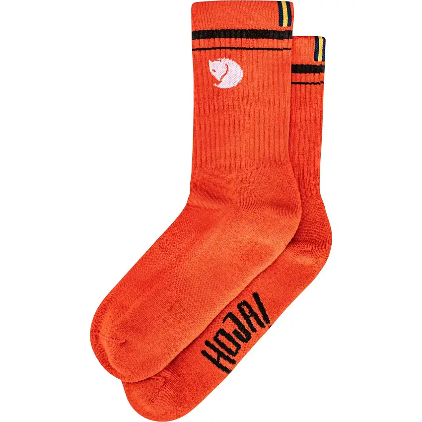 Cykelstrumpor Fjällräven Hoja Socks Flame Orange
