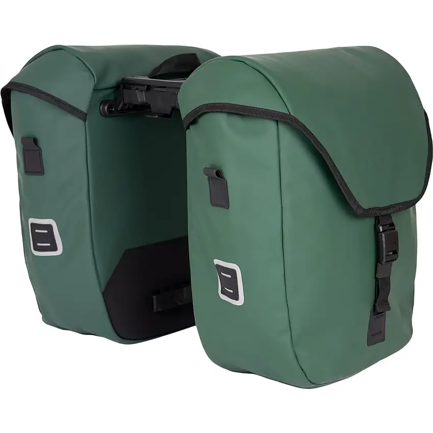 Cykelväska Pakethållare Atran Velo Commuter Side Set för AVS Side 2x26L Matt Green