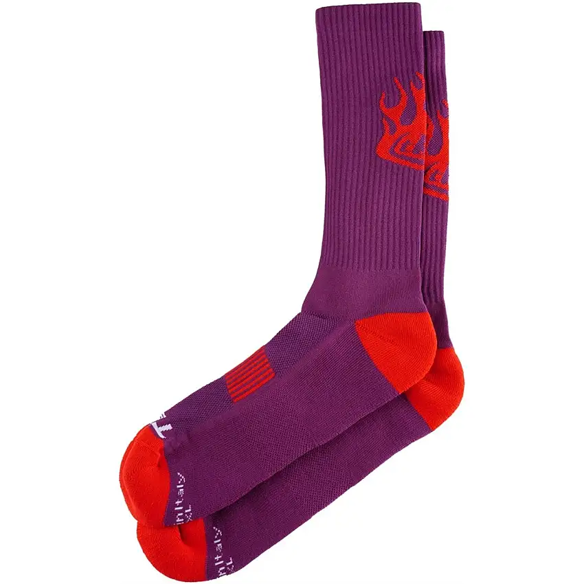 Cykelstrumpor Troy Lee Designs Mens Performance Socks Sangria