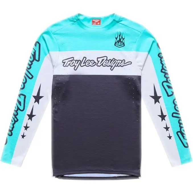 Cykeltröja Troy Lee Designs Sprint Pro Jersey Yo Moto Carbon