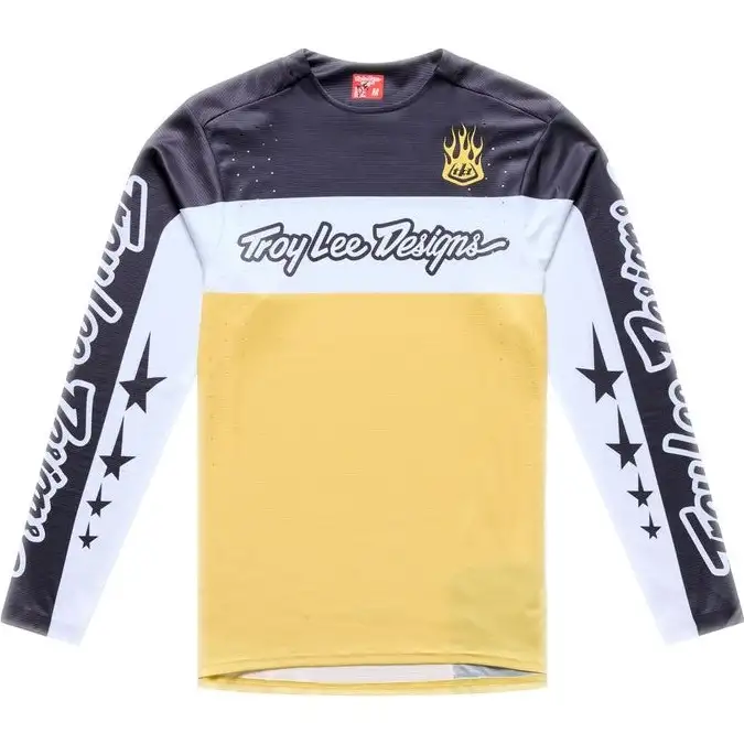 Cykeltröja Troy Lee Designs Sprint Pro Jersey Yo Moto Butter