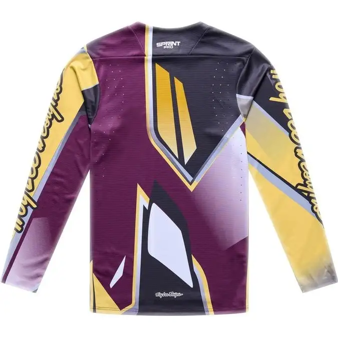 Cykeltröja Troy Lee Designs Sprint Pro Jersey Lowrider Sangria