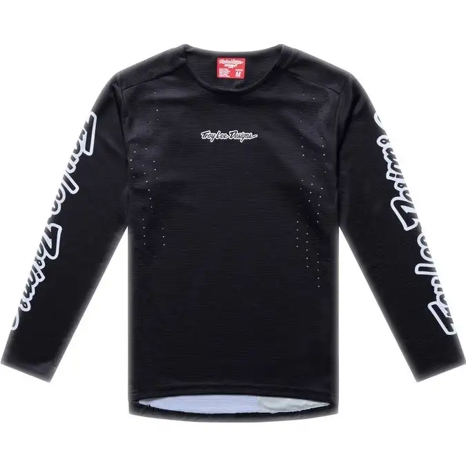 Cykeltröja Troy Lee Designs Youth Sprint Pro Jersey Mono Black