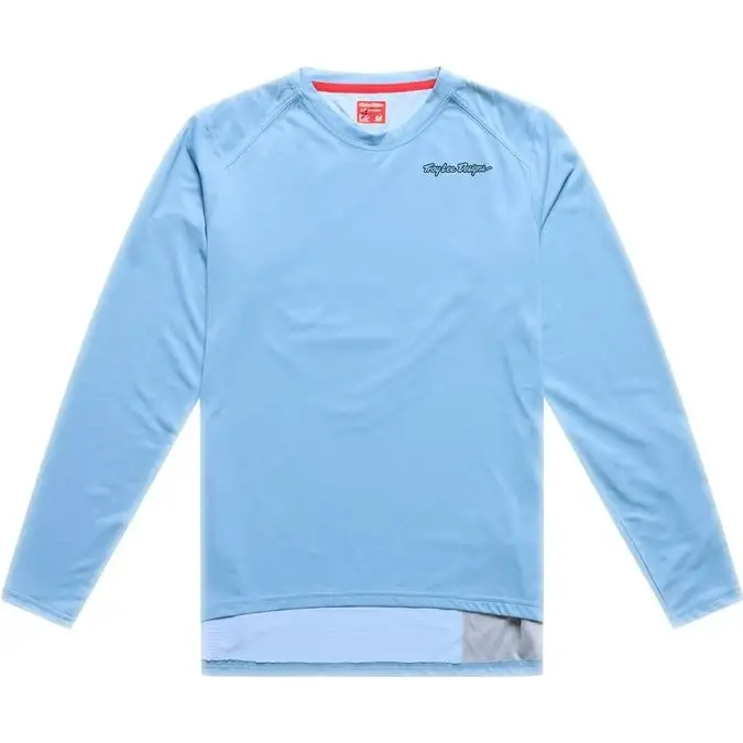 Cykeltröja Troy Lee Designs Womens Lilium Pro Long Sleeve Jersey Mono Dawn Blue