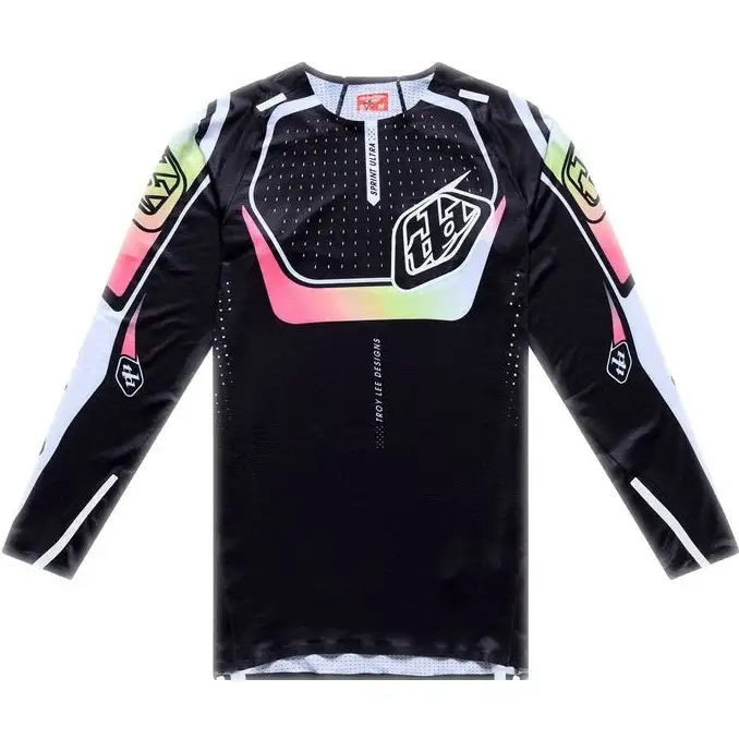 Cykeltröja Troy Lee Designs Sprint Ultra Jersey Proton Black