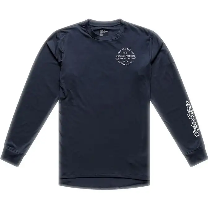 Cykeltröja Troy Lee Designs Ruckus Ride Long Sleeve Tee Pressed Carbon