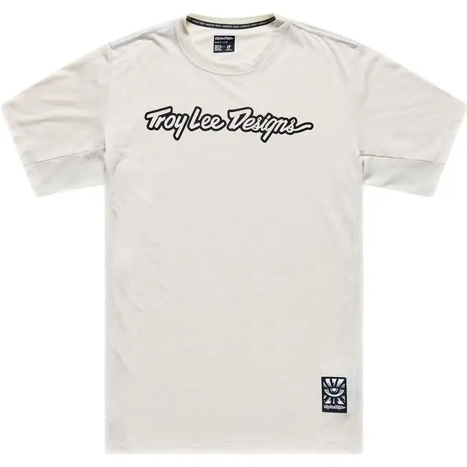 Cykeltröja Troy Lee Designs Skyline Ride Short Sleeve Tee Signature Pumice