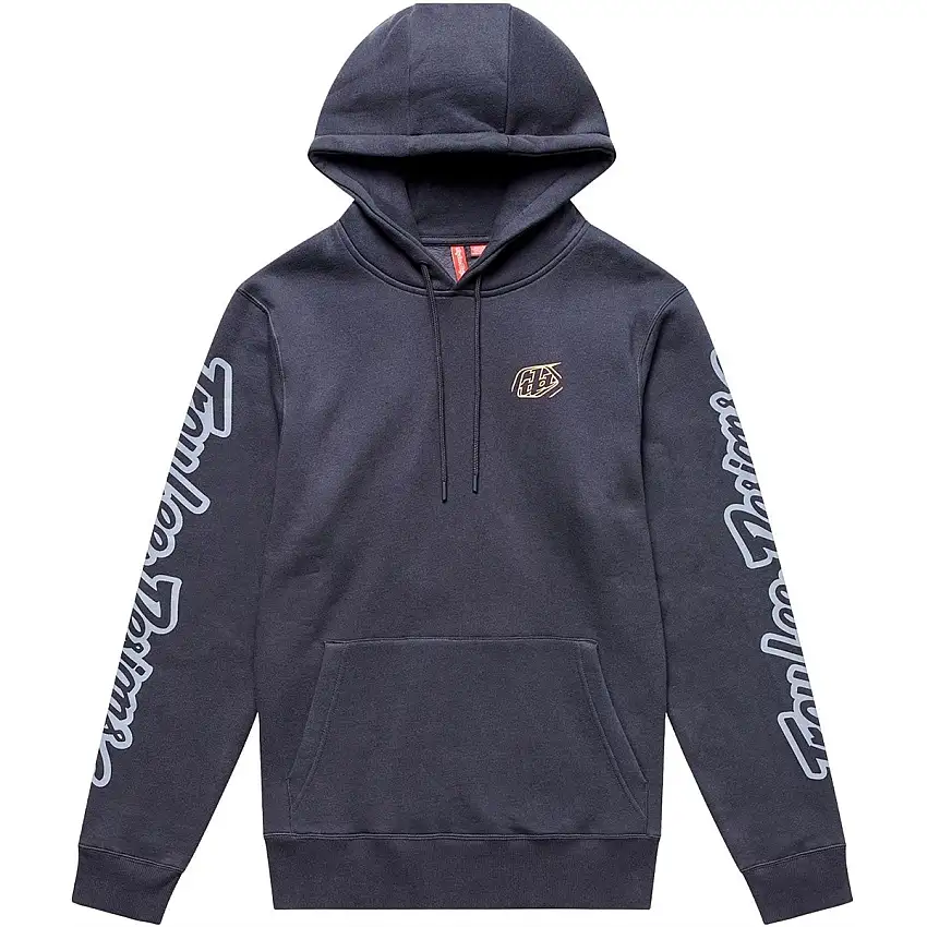 Cykeltröja Troy Lee Designs Pullover Hoodie Branded Carbon