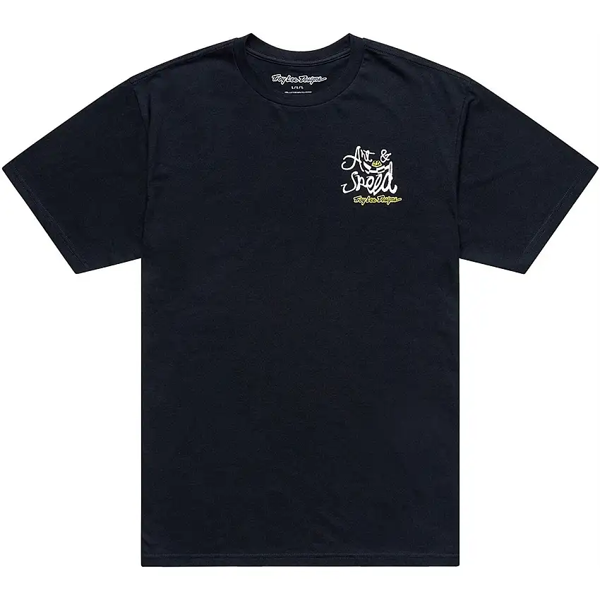 Cykeltröja Troy Lee Designs Short Sleeve Tee Heritage Black