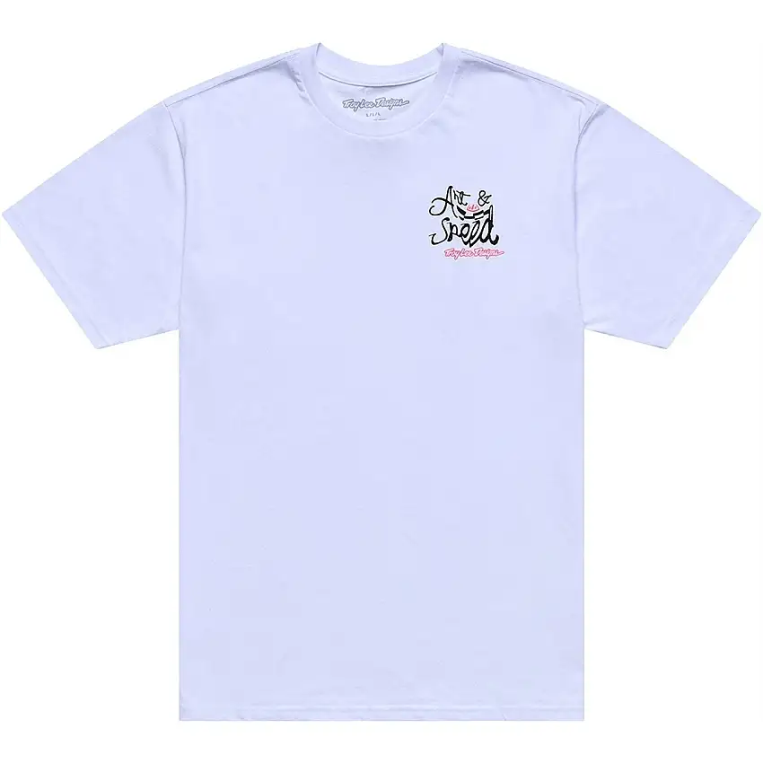 Cykeltröja Troy Lee Designs Short Sleeve Tee Heritage White