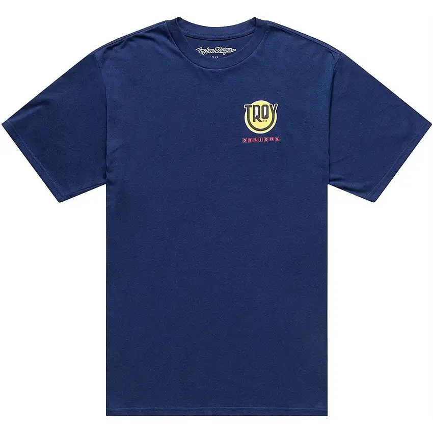 Cykeltröja Troy Lee Designs Short Sleeve Tee Happy Dayz Navy