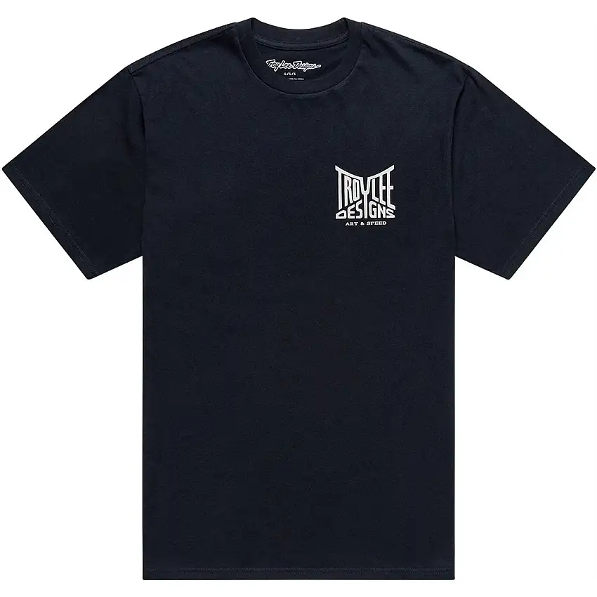 Cykeltröja Troy Lee Designs Short Sleeve Tee Handlebar Black