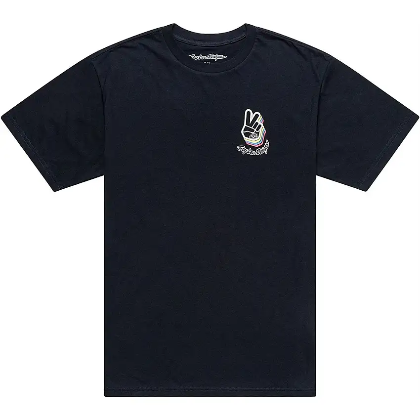 Cykeltröja Troy Lee Designs Short Sleeve Tee Deuces Black