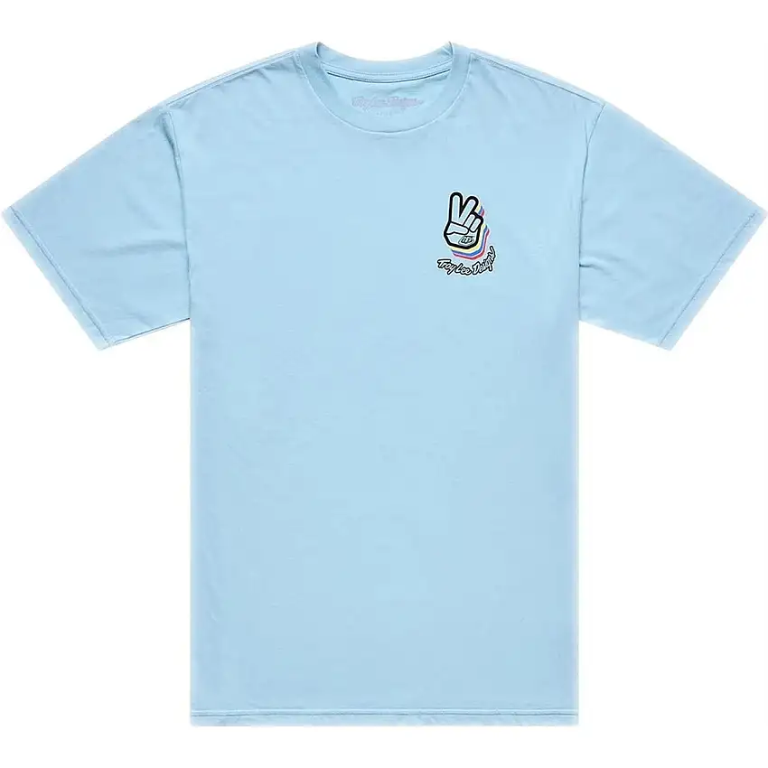 Cykeltröja Troy Lee Designs Short Sleeve Tee Deuces Dawn Blue