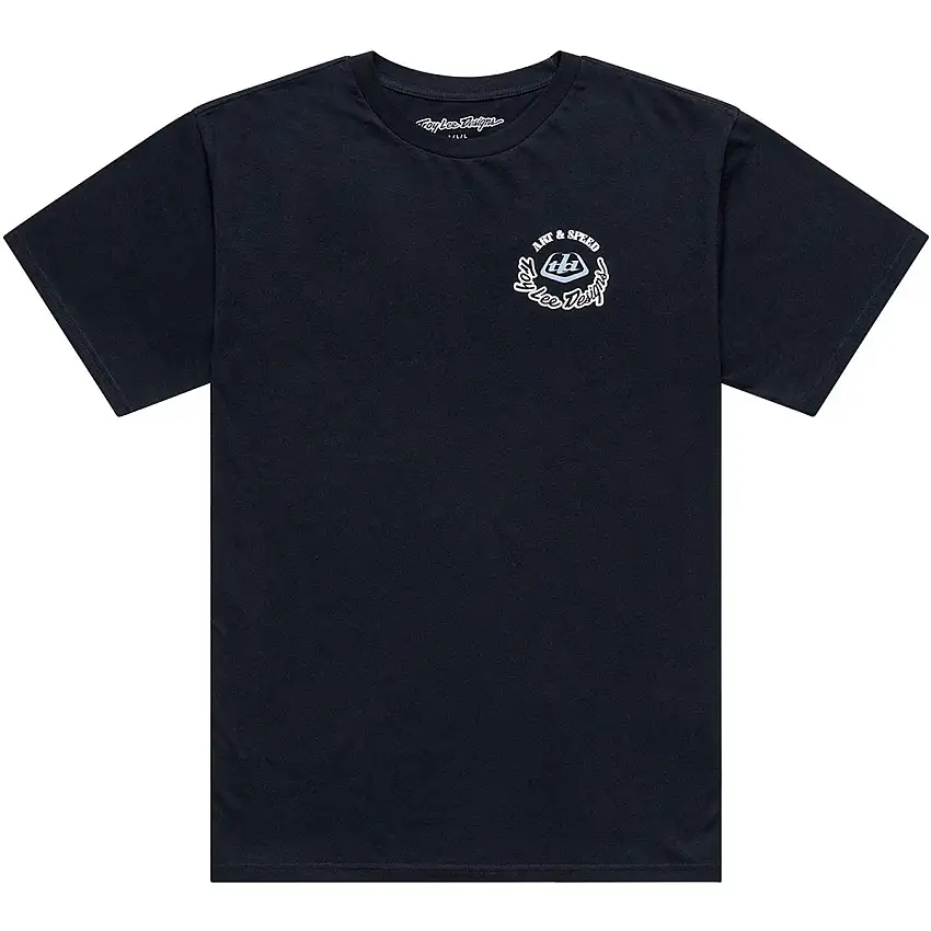 Cykeltröja Troy Lee Designs Short Sleeve Tee Carb Club Black