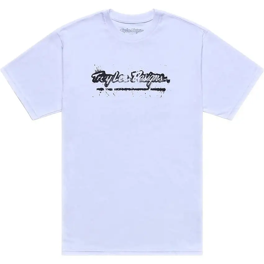 Cykeltröja Troy Lee Designs Short Sleeve Tee Repeat White