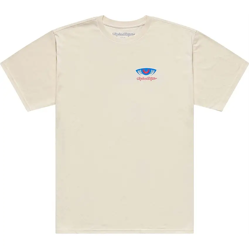 Cykeltröja Troy Lee Designs Short Sleeve Tee Cyborg Vintage White
