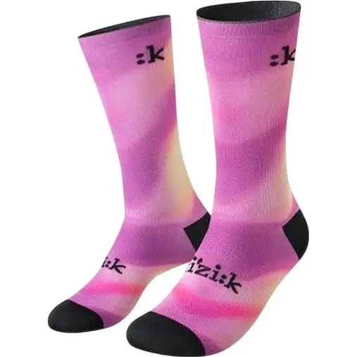 Cykelstrumpor Fizik Faded Purple/Yellow