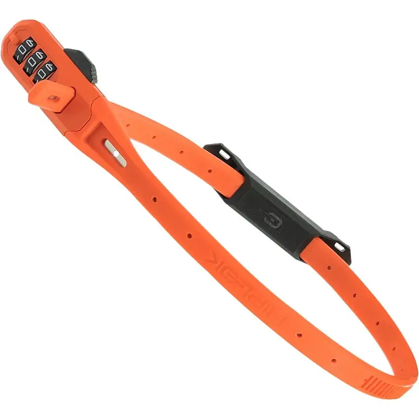 Vajerlås HIPLOK Z LOK Combo Plus Cable lock Orange