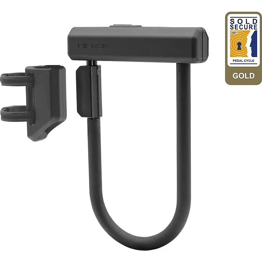 Bygellås HIPLOK Urban D D/U Lock Black