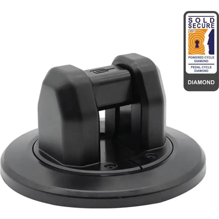 Tillbehör cykellås HIPLOK A1000 Wall/floor lock Black