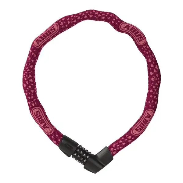 Kättinglås ABUS Tresor 1385 75 cm 6 mm Cherry Heart