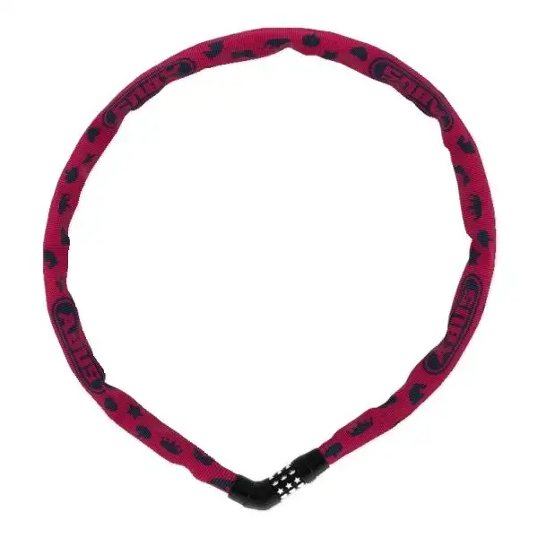 Kättinglås ABUS Steel-O-Chain 4804C 75 cm 4 mm rosa Symbols