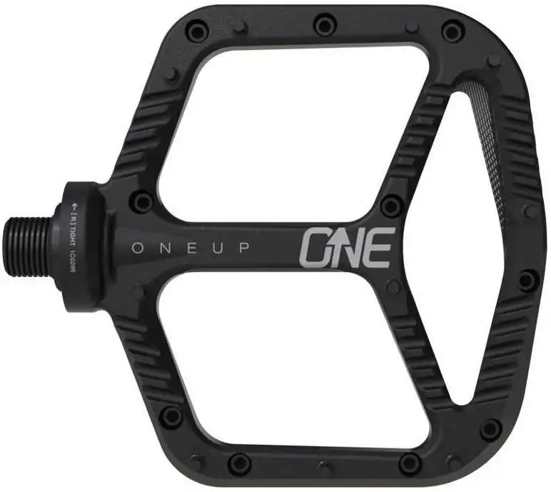Cykelpedaler OneUp Flat Aluminum svart