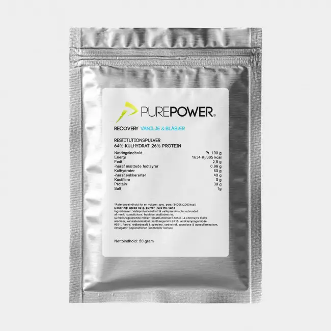 Återhämtningsdryck PurePower Pure Recovery Blueberry 50 gram