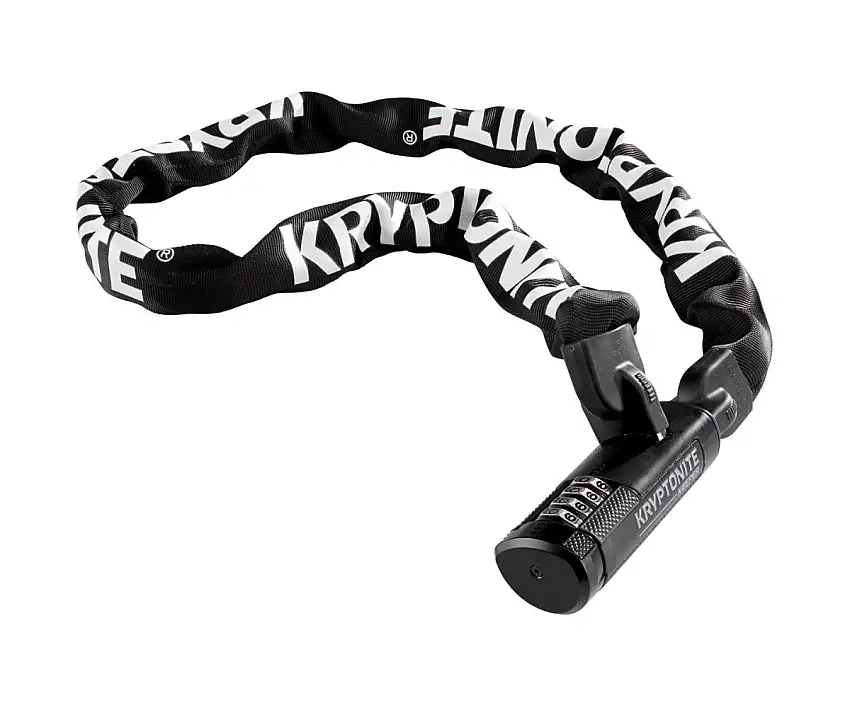 Kättinglås Kryptonite Keeper 712 Kombination 7 mm x 120 cm svart