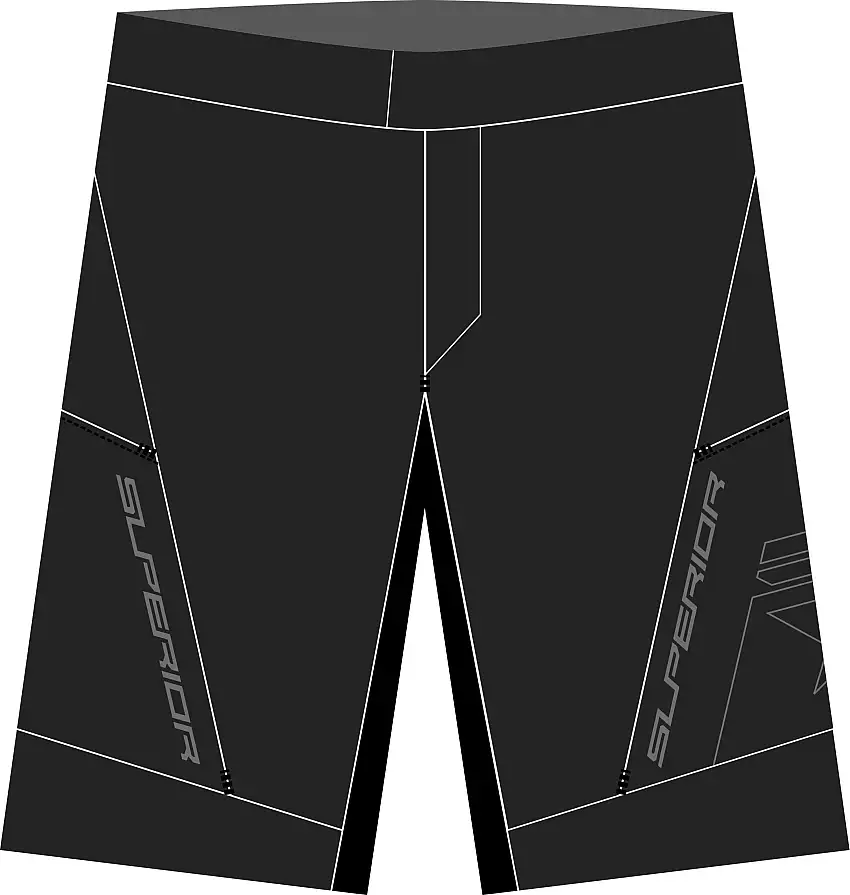Baggy Shorts Superior MTB svart/grå