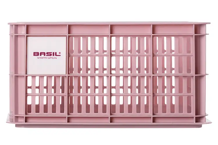 Cykelkorg Basil Bicycle Crate S rosa